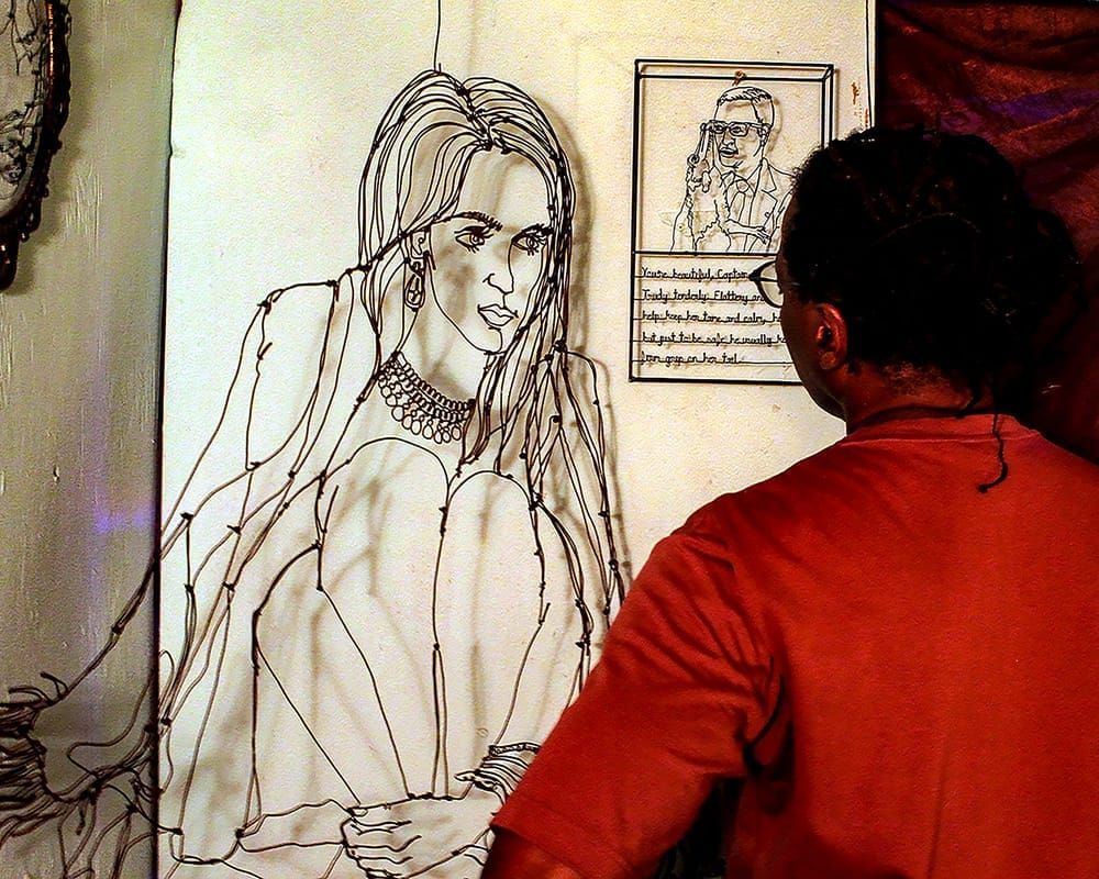 Admiring Expert Wire Art Photography Art | Xan Blood Walker Fine Art Photography