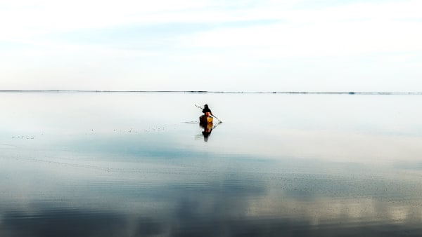 Kayaking In The Sky Photography Art | Xan Blood Walker Fine Art Photography