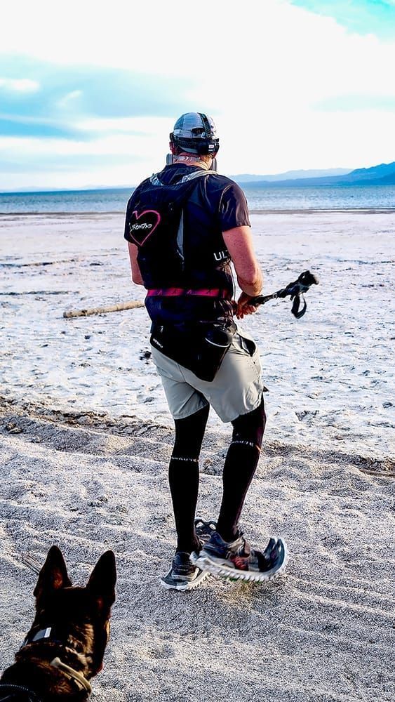 Irondad Running The Salton Sea Photography Art | Xan Blood Walker Fine Art Photography