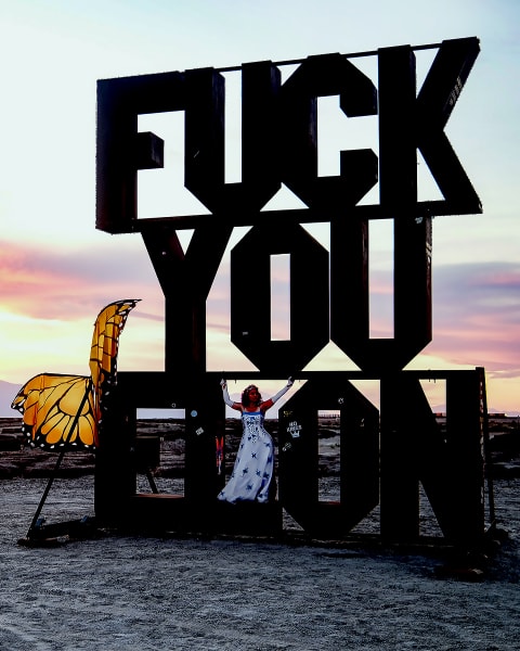 Fuck You Elon Photography Art | Xan Blood Walker Fine Art Photography