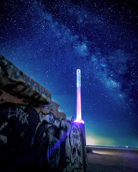 Uve's Water Column & The M Iky Way Photography Art | Xan Blood Walker Fine Art Photography