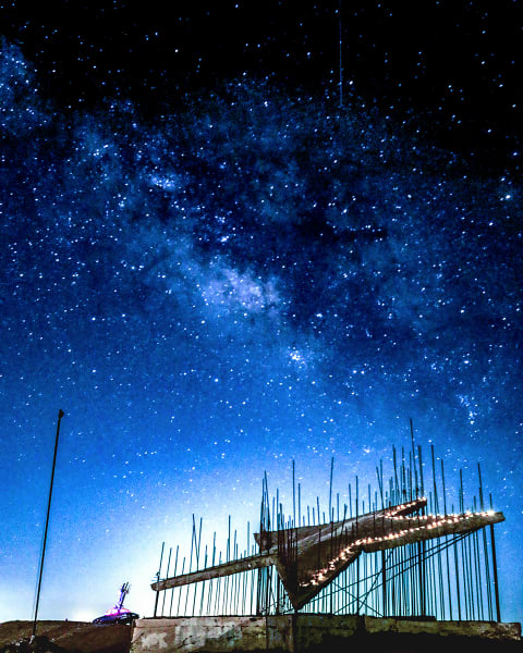 The Star And The Milky Way Photography Art | Xan Blood Walker Fine Art Photography