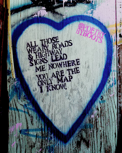 Poetry By Boots At Bombay Beach Photography Art | Xan Blood Walker Fine Art Photography