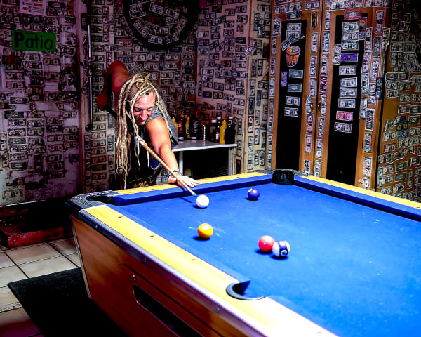 Playing Pool At The Ski Inn Photography Art | Xan Blood Walker Fine Art Photography