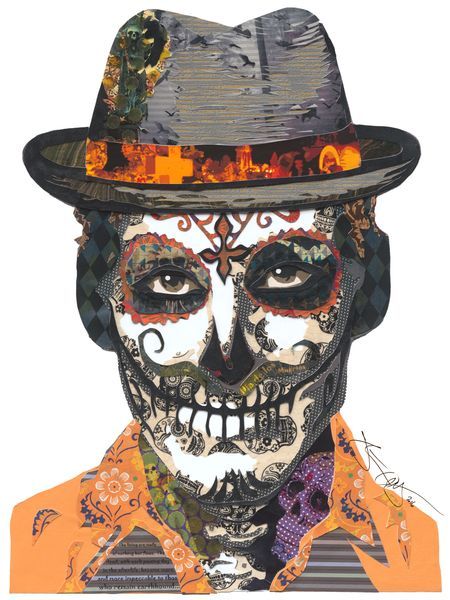 Day Of The Dead Male Art | Kristi Abbott Gallery & Studio