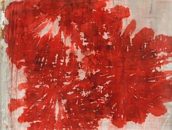 Big Bloom: Red Art | Studio Artistica Lisa T, LLC