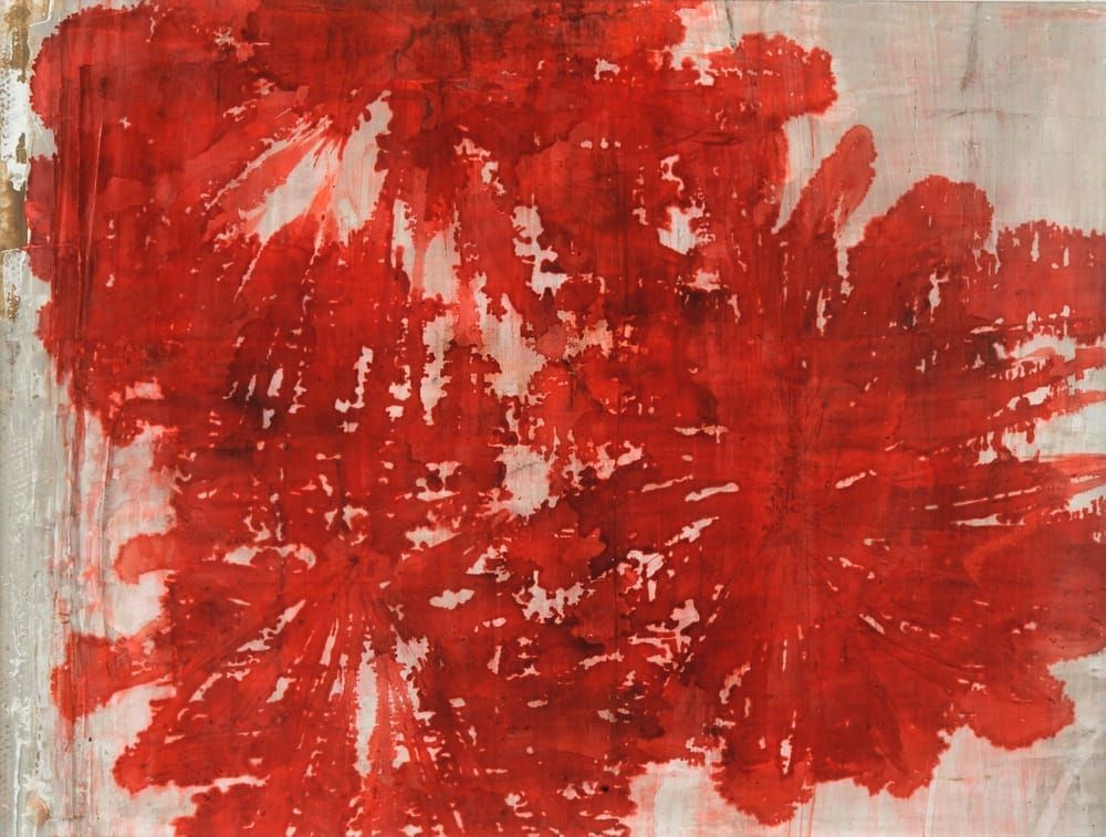 Big Bloom: Red Art | Lisa T, LLC dba Studio Artistica