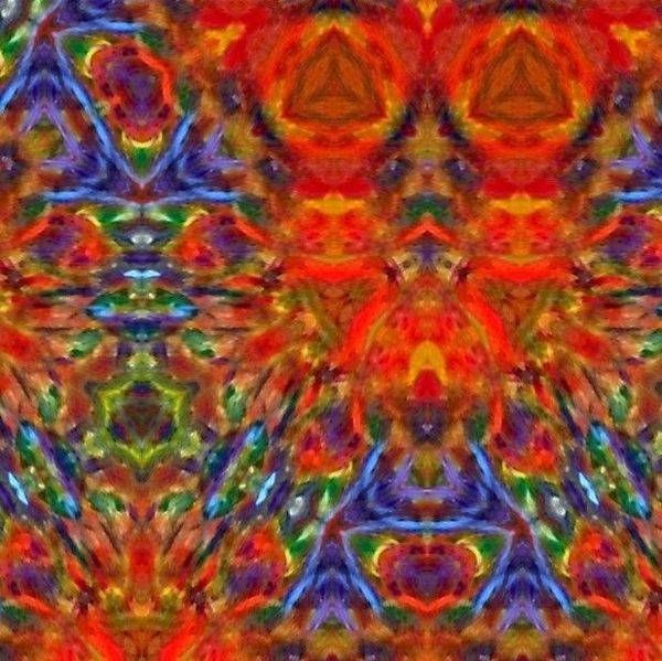 Z Patterned & Playful: Bonfire Ii Art | Lisa T, LLC dba Studio Artistica