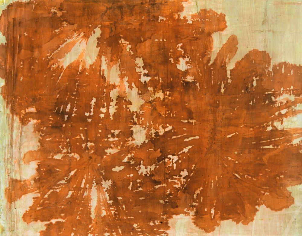 Big Bloom: Deep Orange Art | Lisa T, LLC dba Studio Artistica