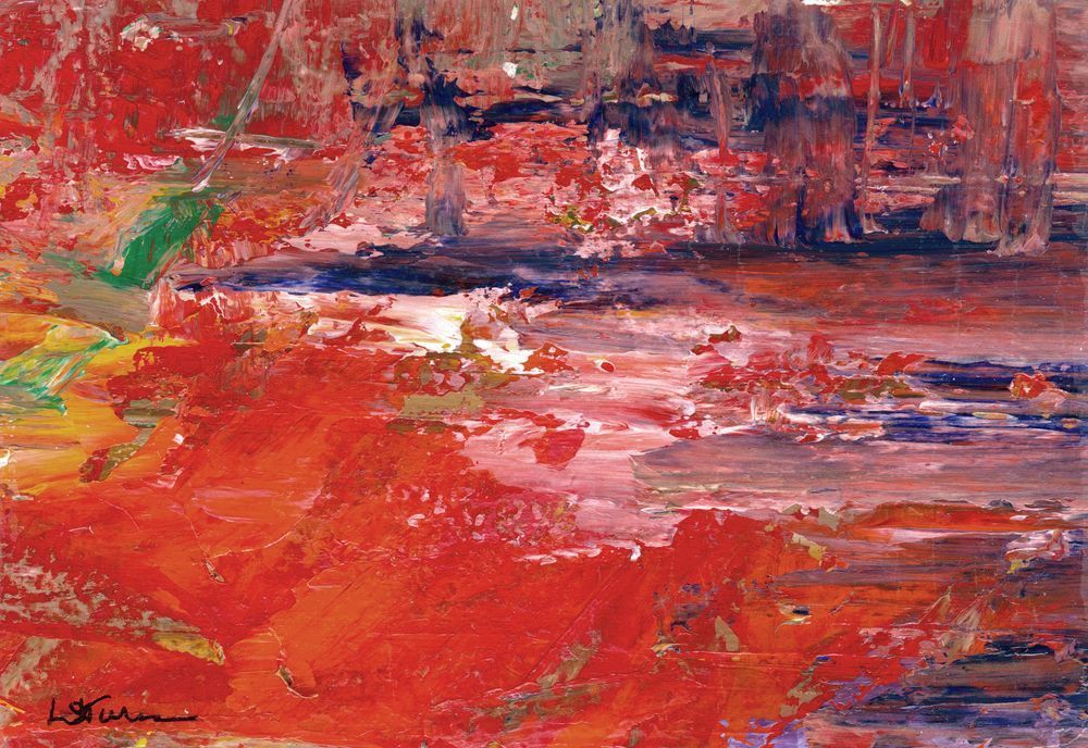 Abstracted:  Red Falls Art | Lisa T, LLC dba Studio Artistica