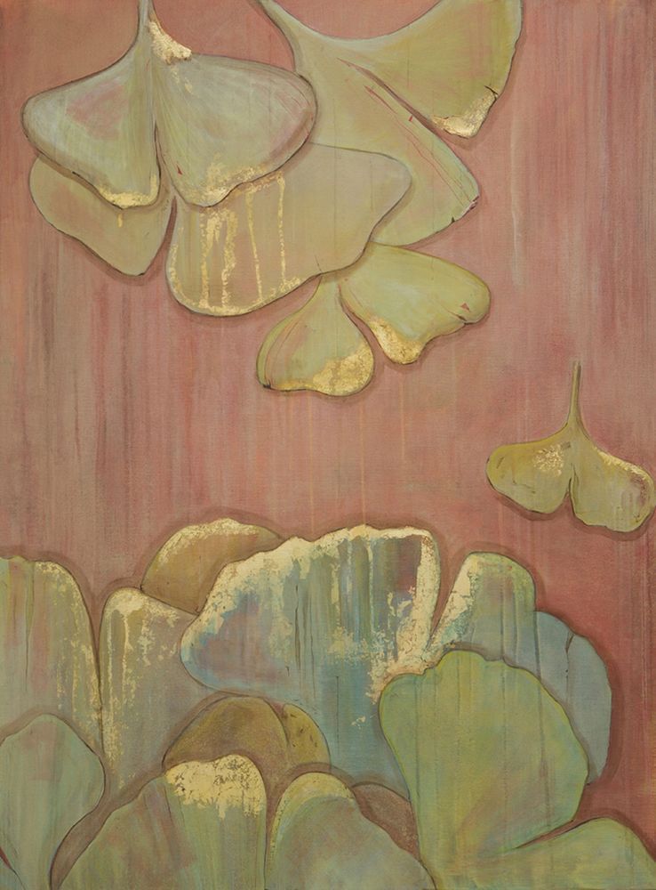 Gingko:  Red Art | Lisa T, LLC dba Studio Artistica