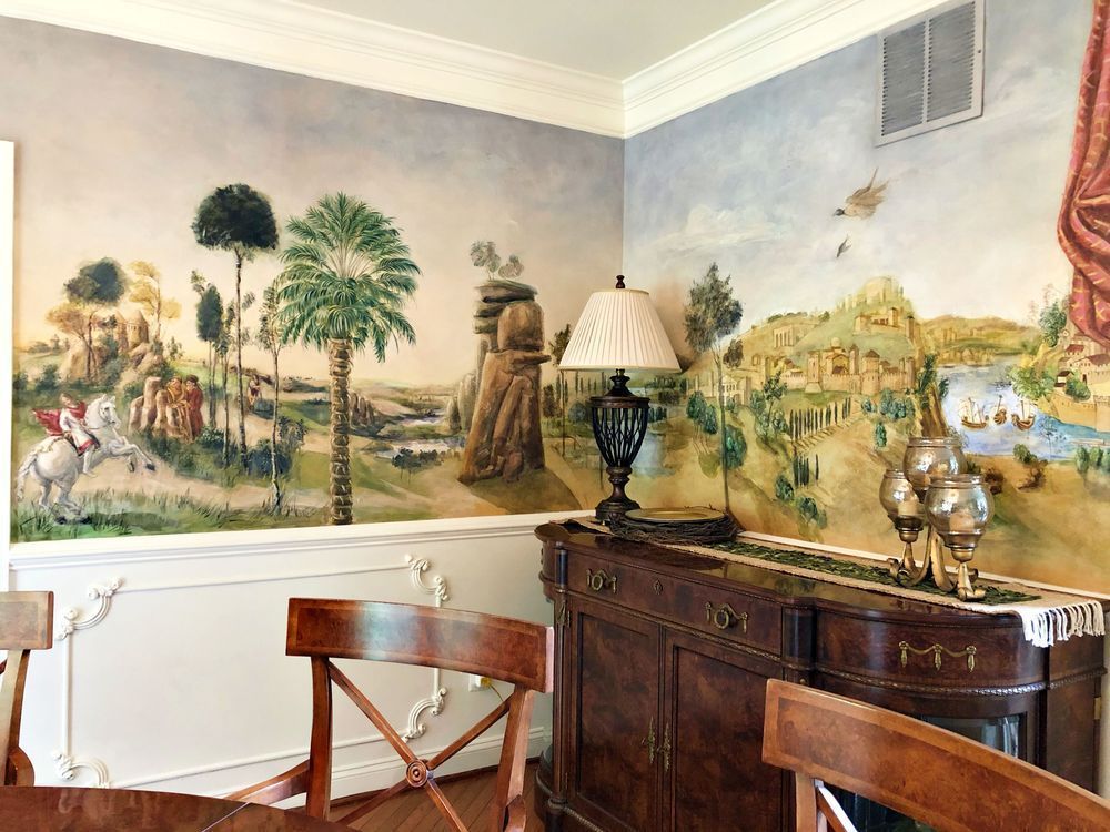 Dining Room Fresco Iii Art | Lisa T, LLC dba Studio Artistica