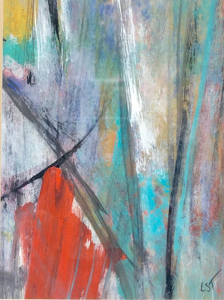 Touch Of Red I Art | Lisa T, LLC dba Studio Artistica