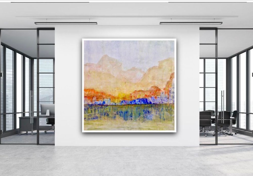 Blue Canyon Corporate Office Art | Lisa T, LLC dba Studio Artistica