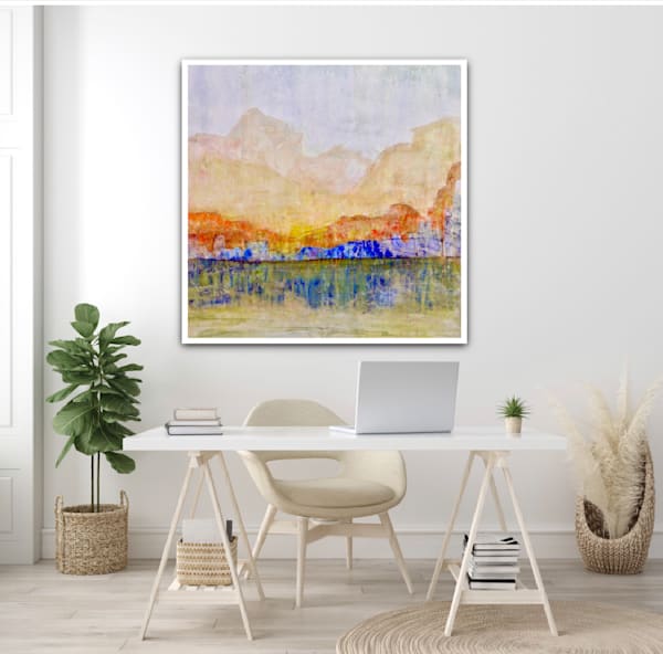 Blue Canyon Home Office Art | Studio Artistica Lisa T, LLC