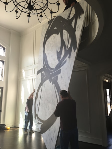 Black & White 14'w X 25'h Art | Studio Artistica Lisa T, LLC