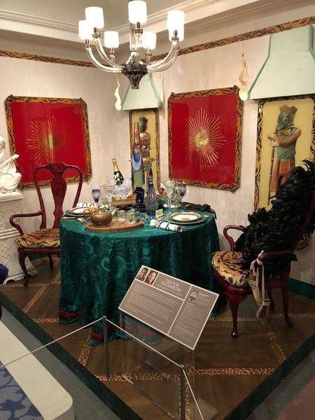 Hand Painted Walls, Floor, Vere Eglomise And Glass In The Hillwood Museum Art | Studio Artistica Lisa T, LLC