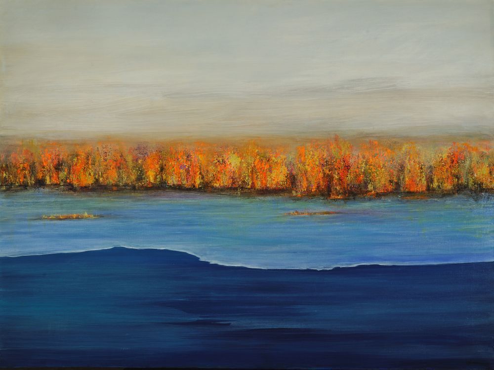 Sunday Morning In The Blue Art | Lisa T, LLC dba Studio Artistica