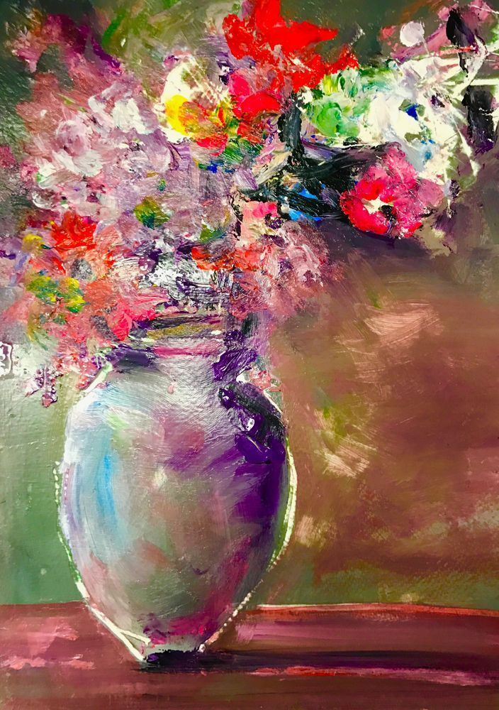 Vases:  In Full Bloom Art | Lisa T, LLC dba Studio Artistica