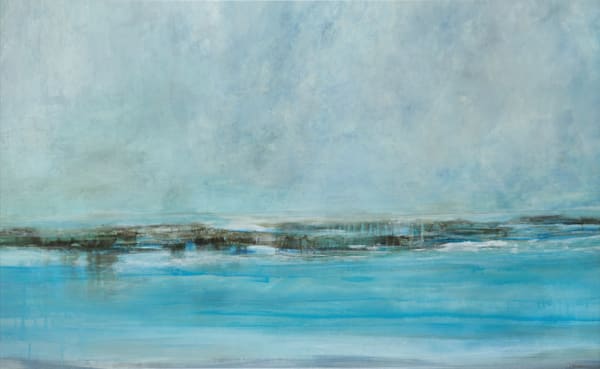 Wave: Touch Of Navy Art | Studio Artistica Lisa T, LLC
