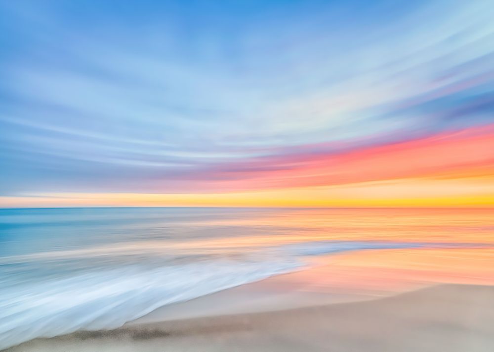 South Beach Pastel Sunset Ethereal Art | Michael Blanchard Inspirational Photography - Crossroads Gallery