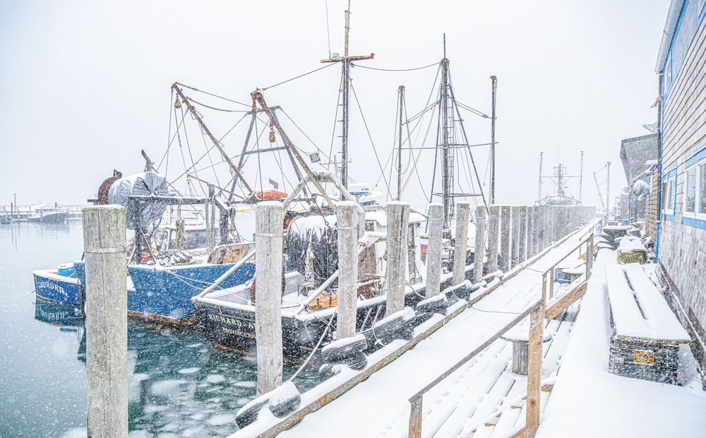 Menemsha 2026 Blizzard Art | Michael Blanchard Inspirational Photography - Crossroads Gallery