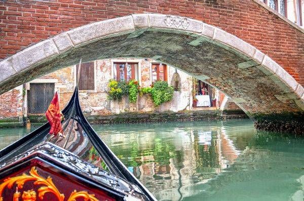 Venice Gondola Restaurant Table For Two Art | Michael Blanchard Inspirational Photography - Crossroads Gallery