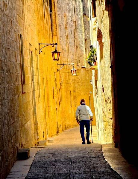 Silent City Old Man Malta Art | Michael Blanchard Inspirational Photography - Crossroads Gallery
