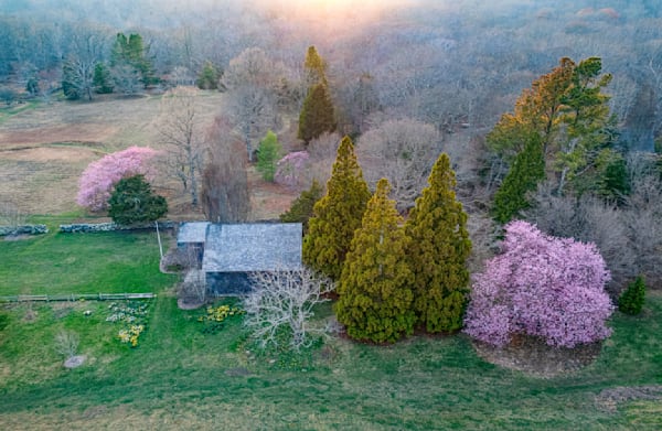 Polly Hill Spring 2026 Aerial Art | Michael Blanchard Inspirational Photography - Crossroads Gallery