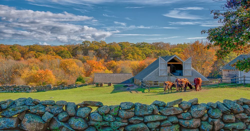 Brookside Farm Fall Art | Michael Blanchard Inspirational Photography - Crossroads Gallery