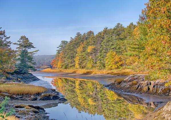 Boothbay Harbor Fall Art | Michael Blanchard Inspirational Photography - Crossroads Gallery