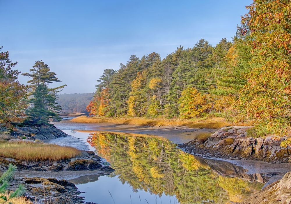 Boothbay Harbor Fall Art | Michael Blanchard Inspirational Photography - Crossroads Gallery