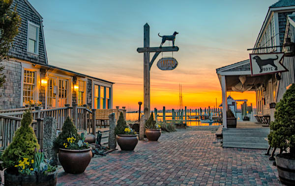 Black Dog Orange Sunrise Art | Michael Blanchard Inspirational Photography - Crossroads Gallery