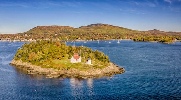 Curtis Light Camden Harbor Art | Michael Blanchard Inspirational Photography - Crossroads Gallery