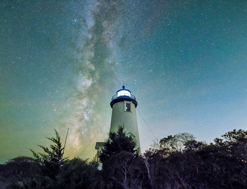 Cape Poge Light Milky Way Art | Michael Blanchard Inspirational Photography - Crossroads Gallery
