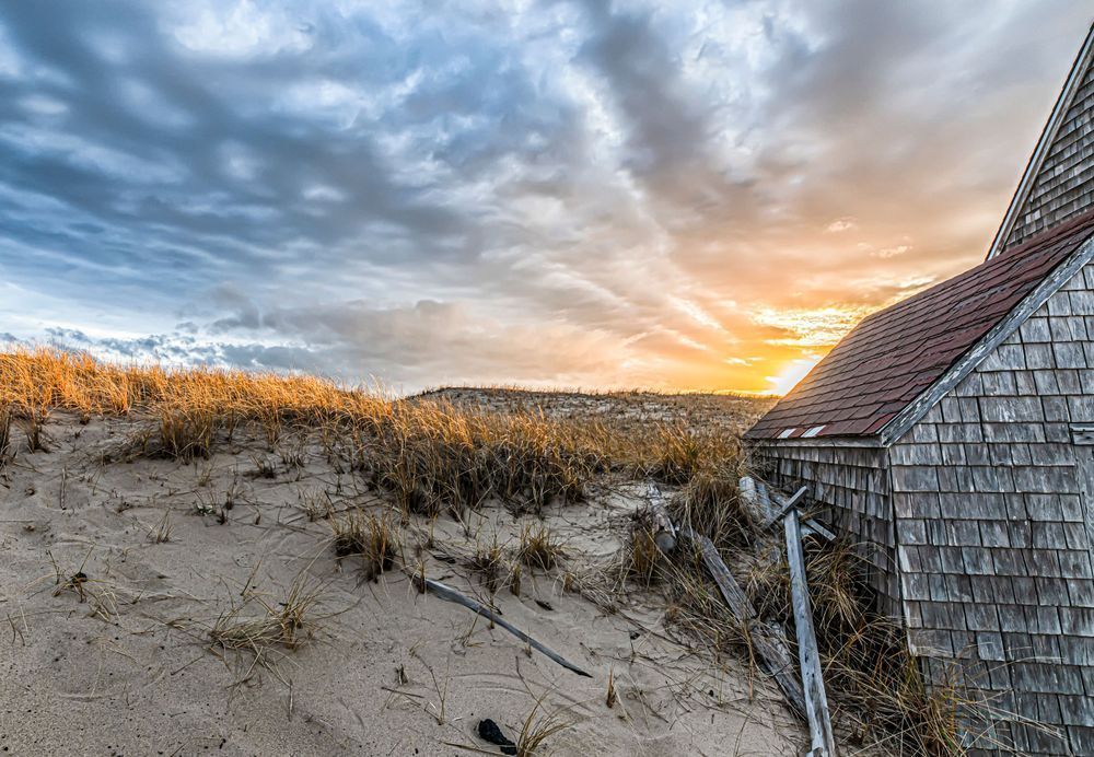 Cape Cod Dune Sunset Art | Michael Blanchard Inspirational Photography - Crossroads Gallery