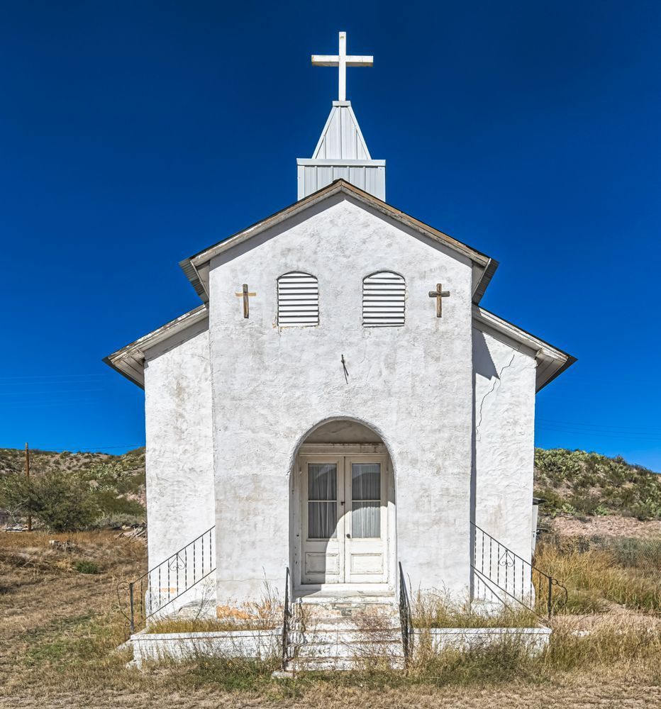 Chloride Ghost Town Church Art | Michael Blanchard Inspirational Photography - Crossroads Gallery