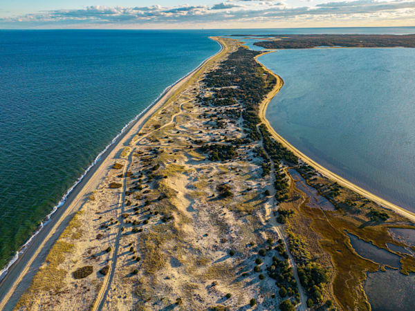 Chappy Cape Poge Drone Art | Michael Blanchard Inspirational Photography - Crossroads Gallery