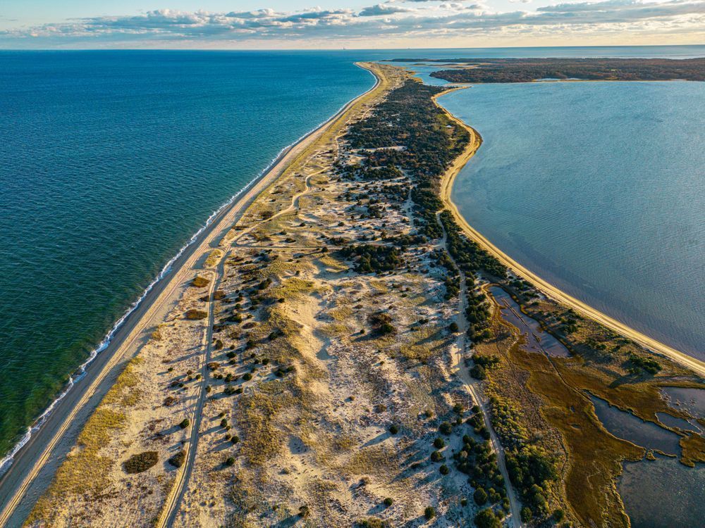 Chappy Cape Poge Drone Art | Michael Blanchard Inspirational Photography - Crossroads Gallery