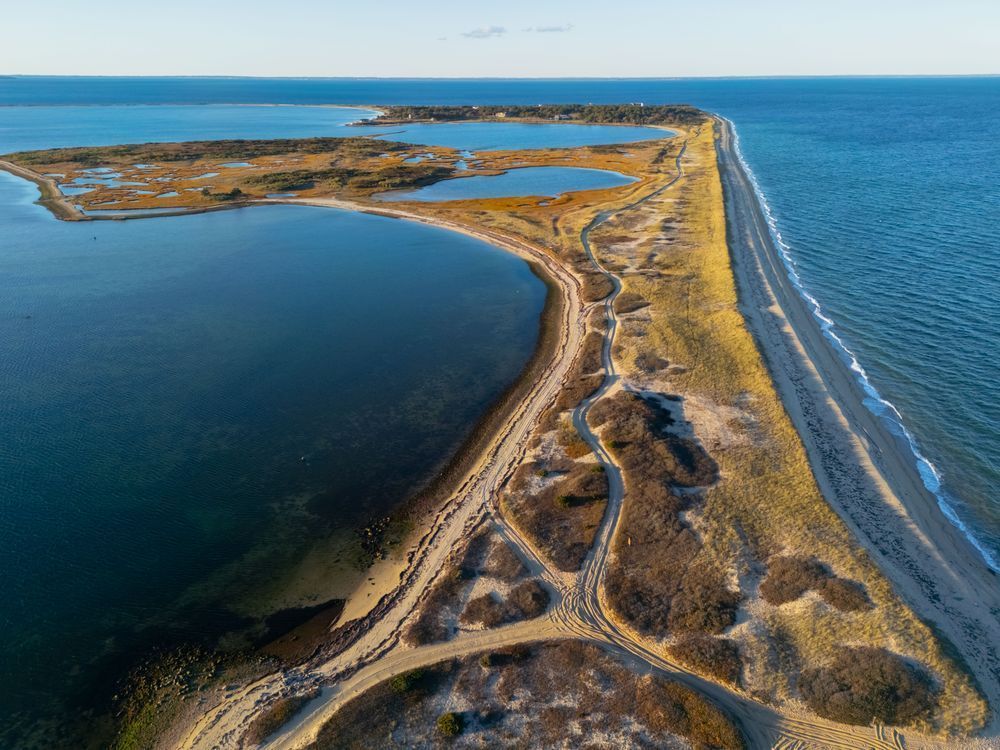 Chappy Drone Cape Poge Light Art | Michael Blanchard Inspirational Photography - Crossroads Gallery