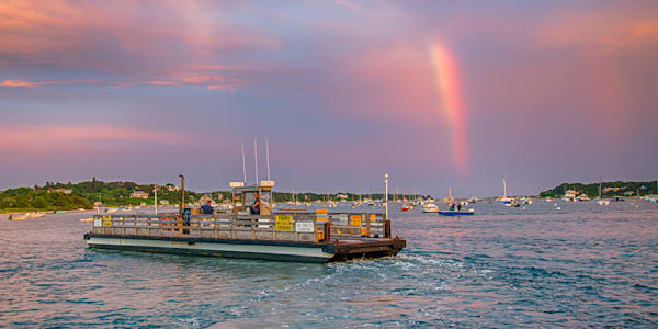 Chappy Ferry Rainbow Art | Michael Blanchard Inspirational Photography - Crossroads Gallery
