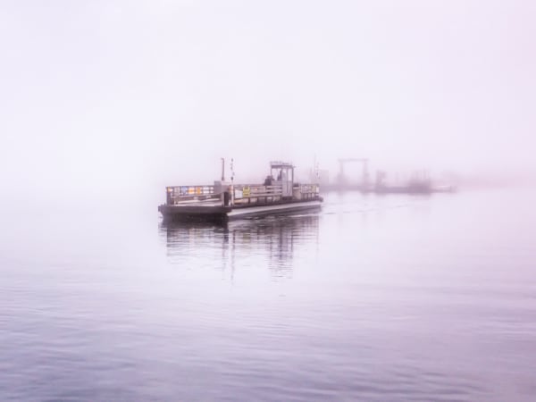 Chappy Ferry Fog Art | Michael Blanchard Inspirational Photography - Crossroads Gallery