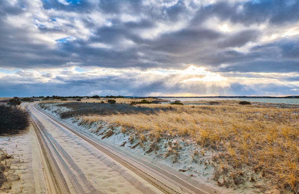 Chappy Trail And God Light Art | Michael Blanchard Inspirational Photography - Crossroads Gallery