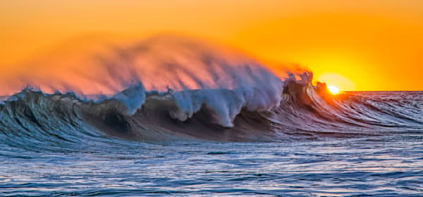Aquinnah Sunset Wave Art | Michael Blanchard Inspirational Photography - Crossroads Gallery