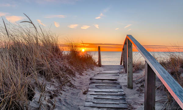 Aquinnah Stairway To Light Art | Michael Blanchard Inspirational Photography - Crossroads Gallery