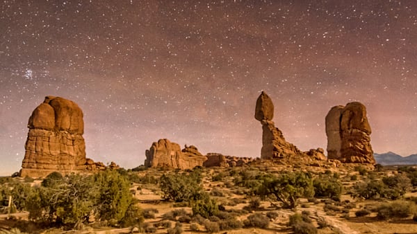 Arches Balanced Rock Stars Art | Michael Blanchard Inspirational Photography - Crossroads Gallery