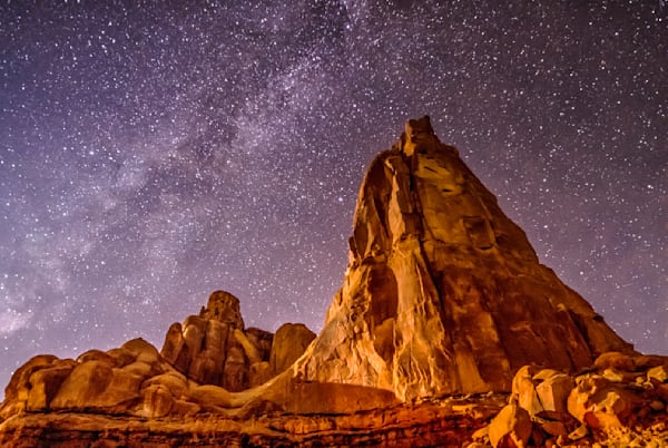 Arches Park Milky Way Art | Michael Blanchard Inspirational Photography - Crossroads Gallery