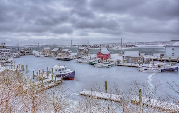 Frozen Menemsha Art | Michael Blanchard Inspirational Photography - Crossroads Gallery