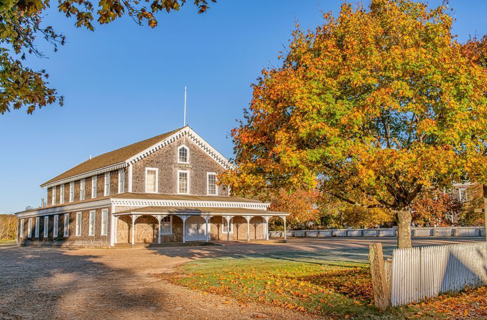 Grange Hall Fall Art | Michael Blanchard Inspirational Photography - Crossroads Gallery