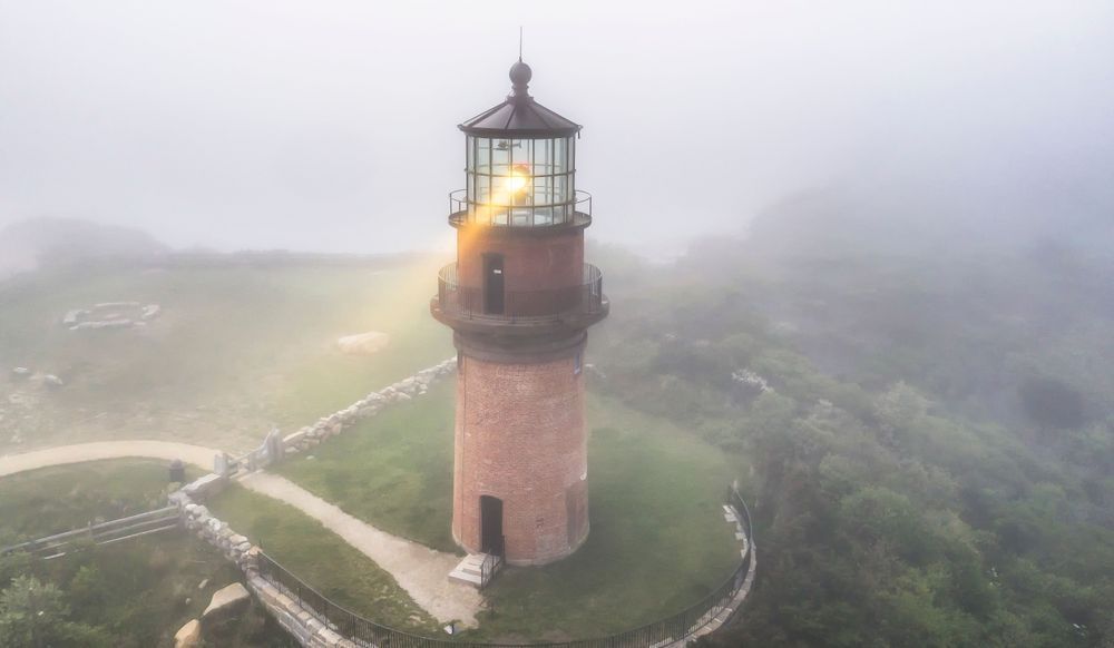 Gay Head Light Fog Art | Michael Blanchard Inspirational Photography - Crossroads Gallery